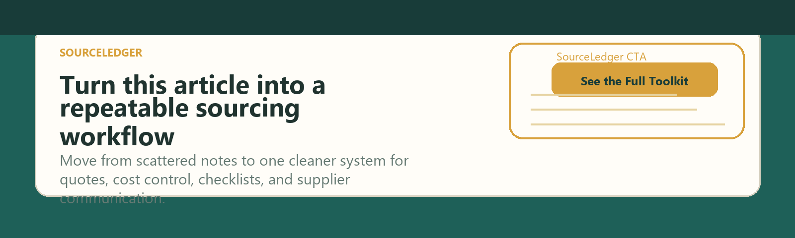 Turn this article into a repeatable sourcing workflow.