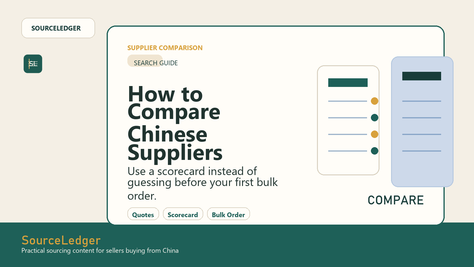 How to Compare Chinese Suppliers